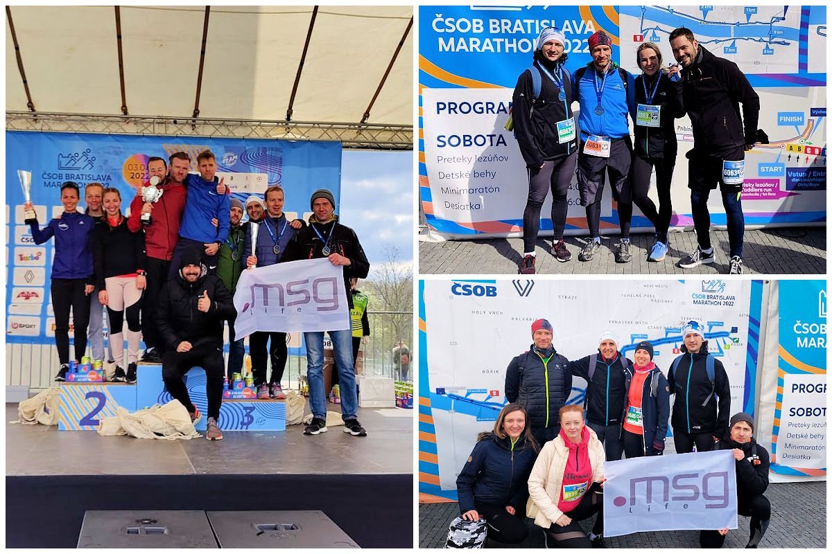 Naši kolegovia sa umiestnili na krásnom treťom mieste – msg life Slovakia Úspešná štafeta tímu msg life Slovakia
