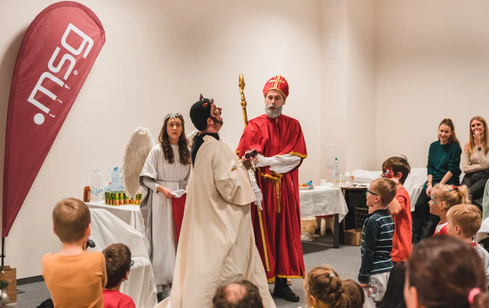 msg news zima 2022 Mikuláš pre deti