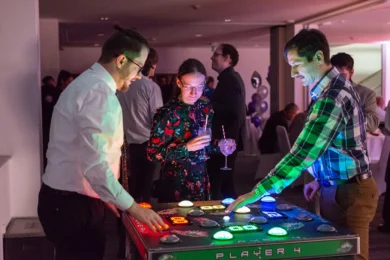 Na večierku boli aj zábavné hry pre zamestatncov